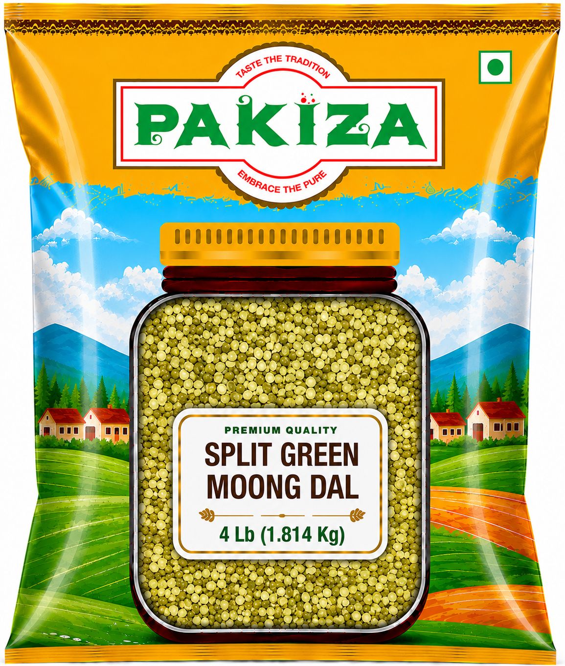 Split Green Moong dal L